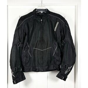 Alpinestars Armored Textile Motorcycle Jacket Removable Liner Black Men's XL
